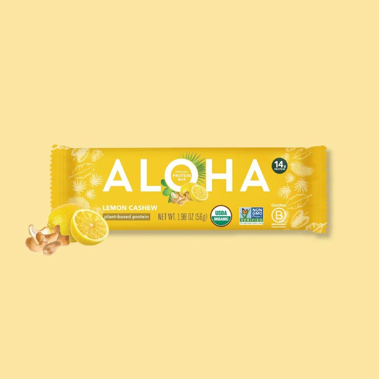 Lemon Cashew - Protein Bars - Plant-Based Fuel for Busy Days