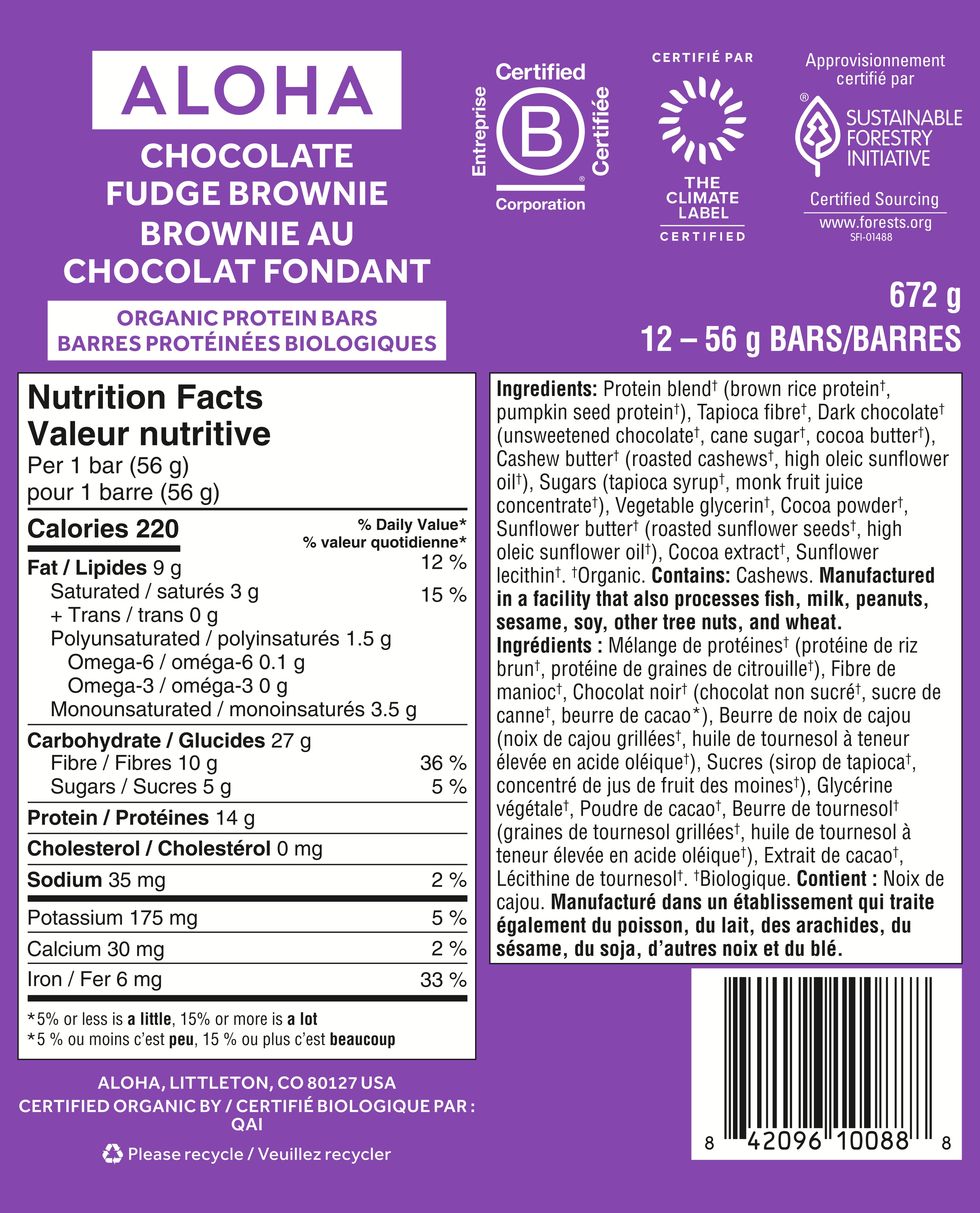 Chocolate Fudge Brownie - Protein Bars (CAD) - Feel-Good Fuel for Any Routine
