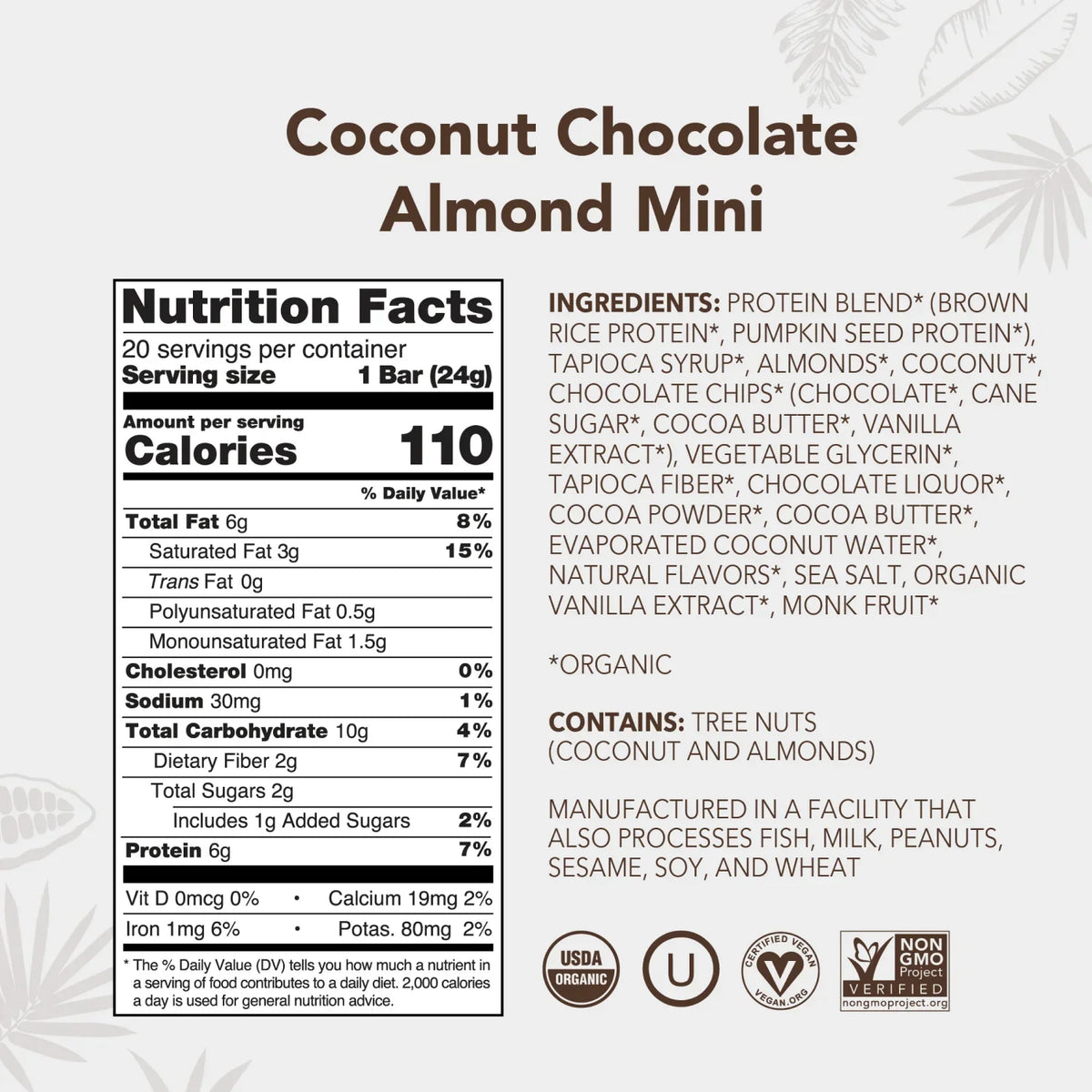 Coconut Chocolate Almond - Mini Bars - Feel-Good Fuel for Any Routine P4