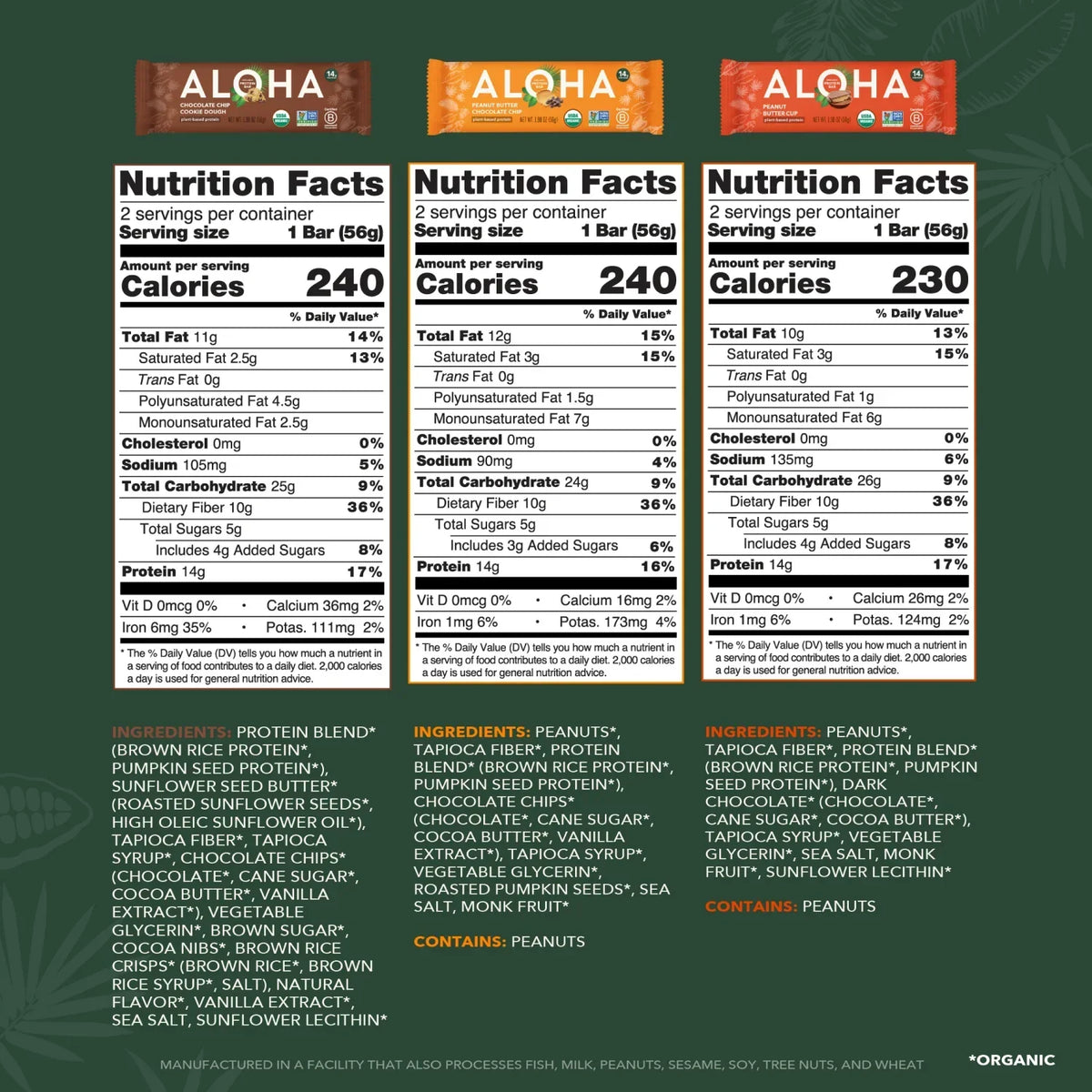 Peanut Butter & Cookie Dough - Variety Pack - Plant-Based Fuel for Busy Days M4