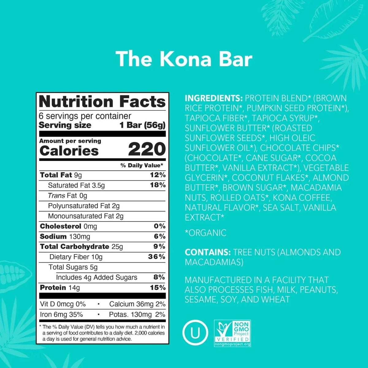 The Kona Bar - Protein Bars - A Better Snack for Every Day I5